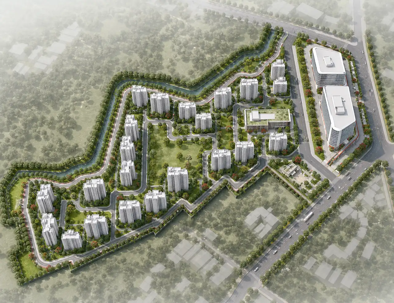 Master Plan — My Home Mixed Use Township (indicative)